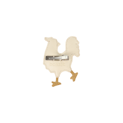 Chiem Clip | Rooster | Cream Leather