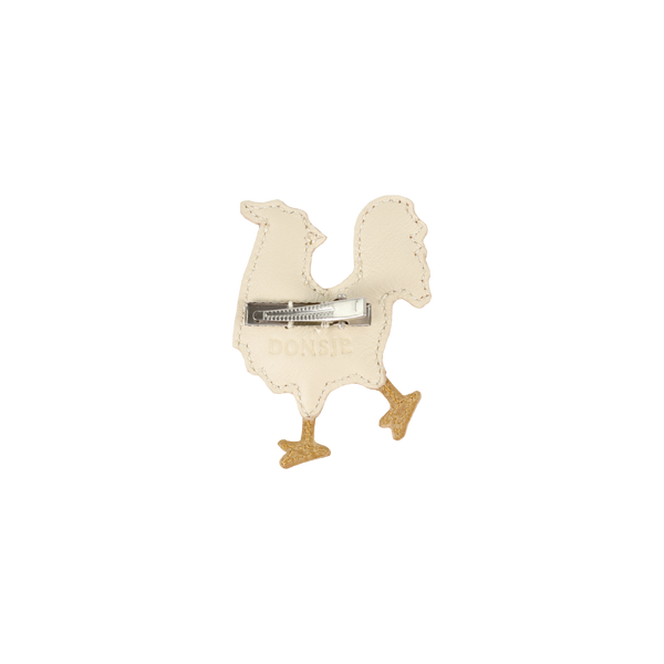 Chiem Clip | Rooster | Cream Leather