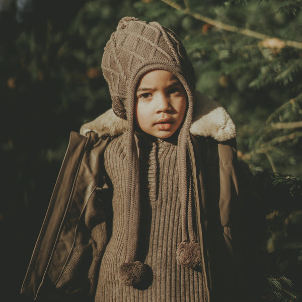 Miller Hat | Dark Taupe Melange