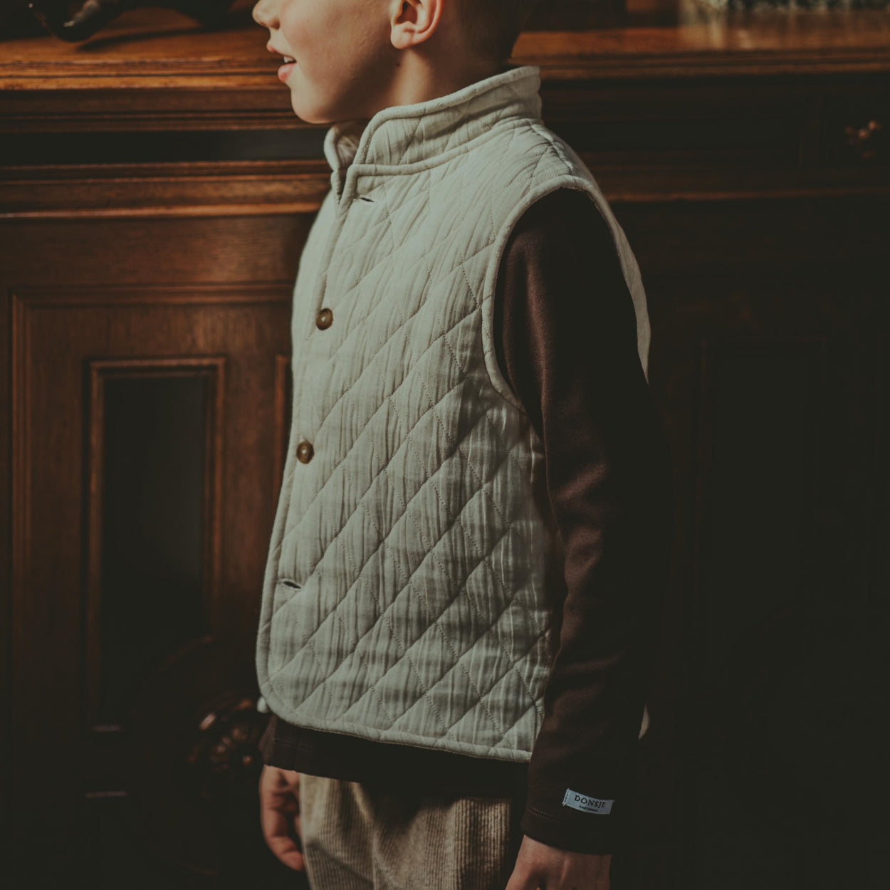 Brieck Waistcoat | Warm White