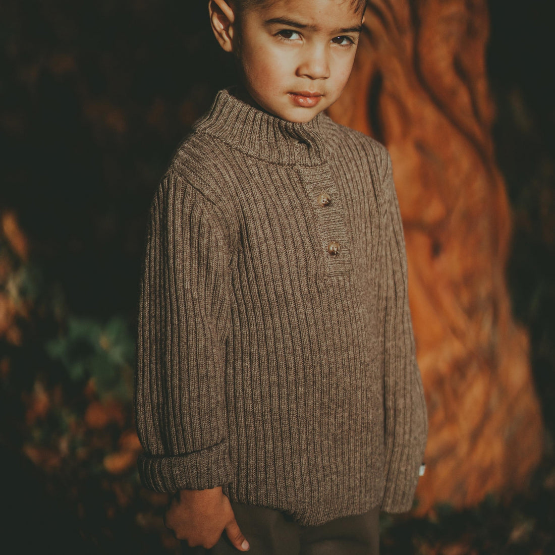 Bastiaan Sweater | Dusty Brown Melange