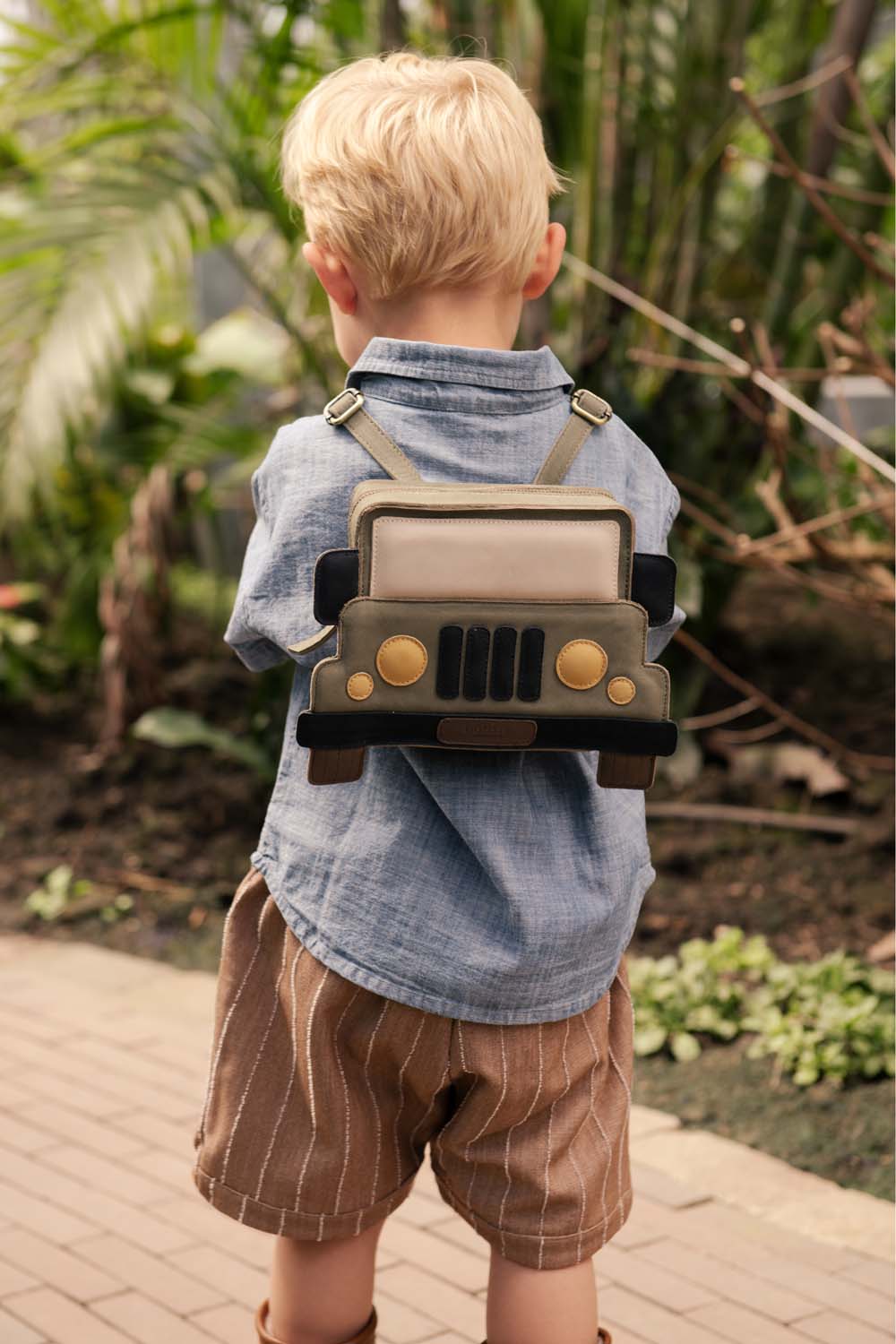 Bazzie Backpack | Jeep | Stone Nubuck