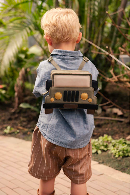 Bazzie Backpack | Jeep | Stone Nubuck