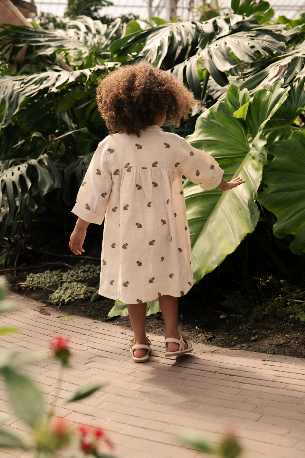 Ulda Dress | Frogs | Warm White