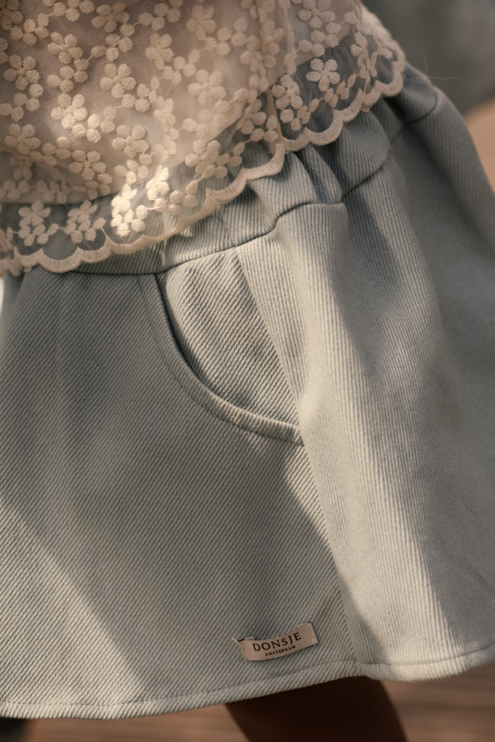 Mazena Shorts | Foggy Blue