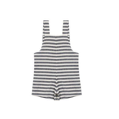 Dann Overalls | Blue Marine - White Striped