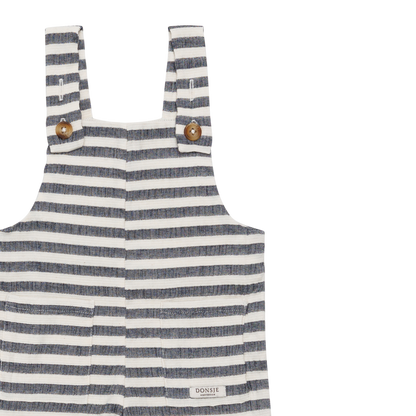 Dann Overalls | Blue Marine - White Striped