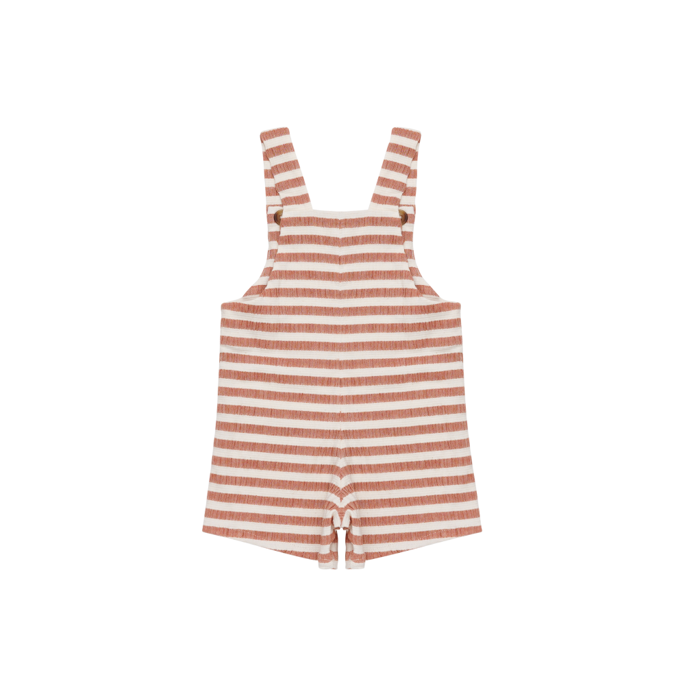 Dann Overalls | Rust - White Striped