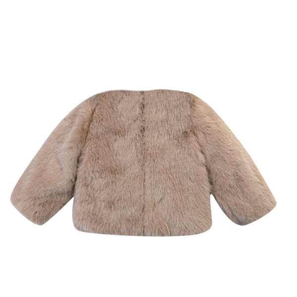 Dilia Jacket | Taupe Teddy