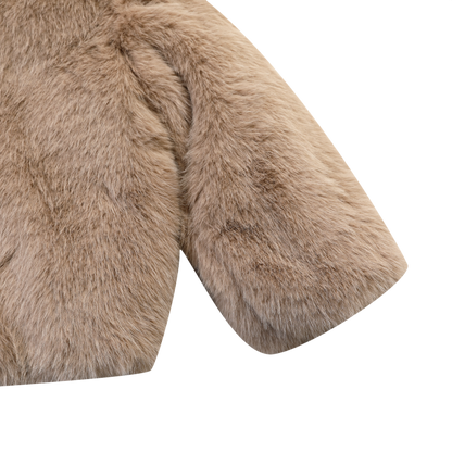 Dilia Jacket | Taupe Teddy