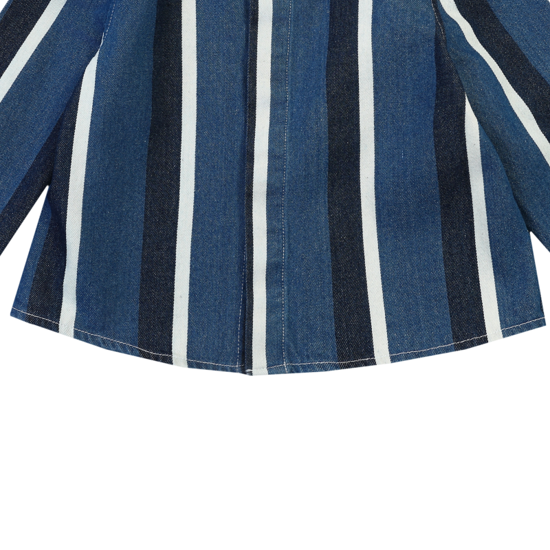 Ditmer Overshirt | Vintage Blue - White Striped