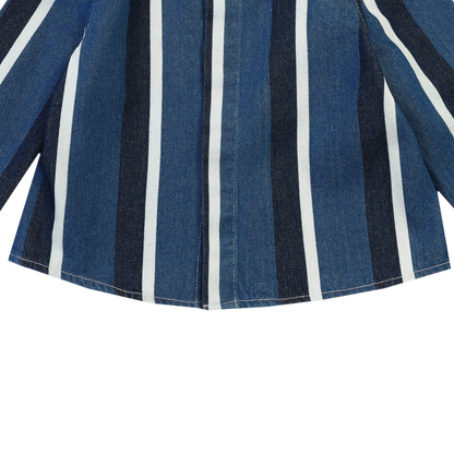Ditmer Overshirt | Vintage Blue - White Striped