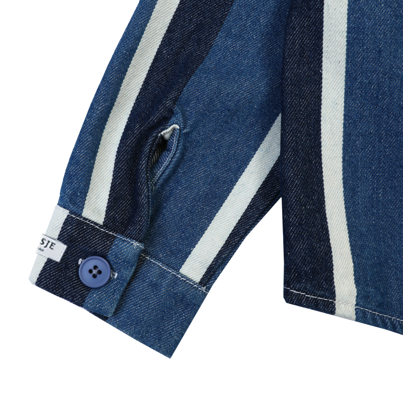 Ditmer Overshirt | Vintage Blue - White Striped