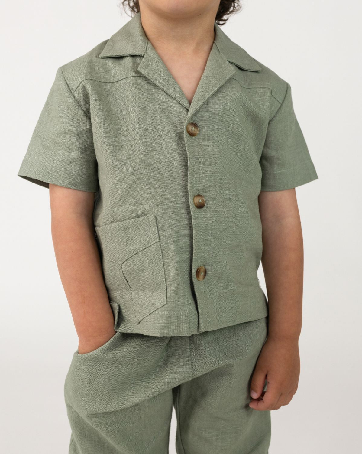 Leonan Overshirt | Desert Green