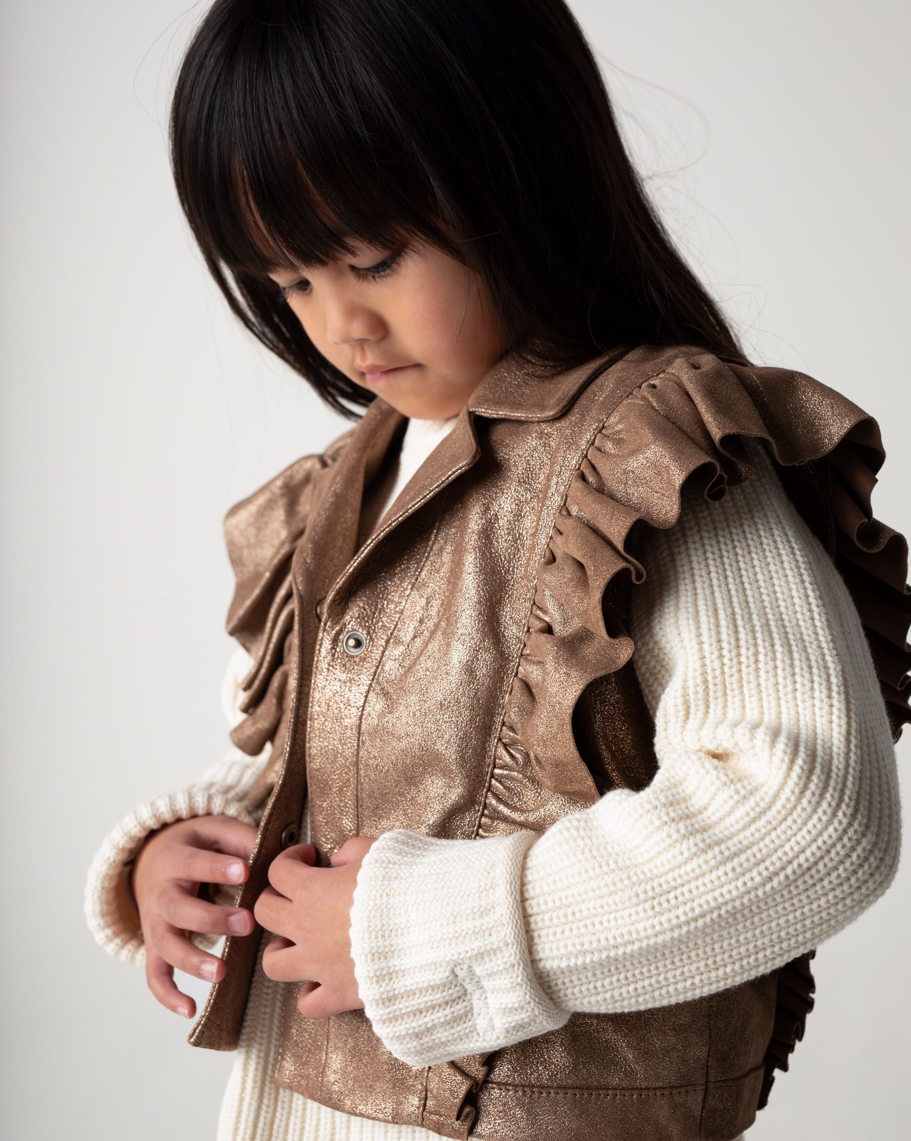 Donsje Amsterdam Baby Girls Maillot In Light Beige main image 1