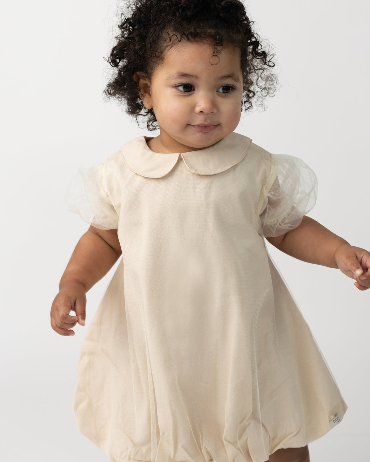 Hylke Dress | Soft Sand Metallic