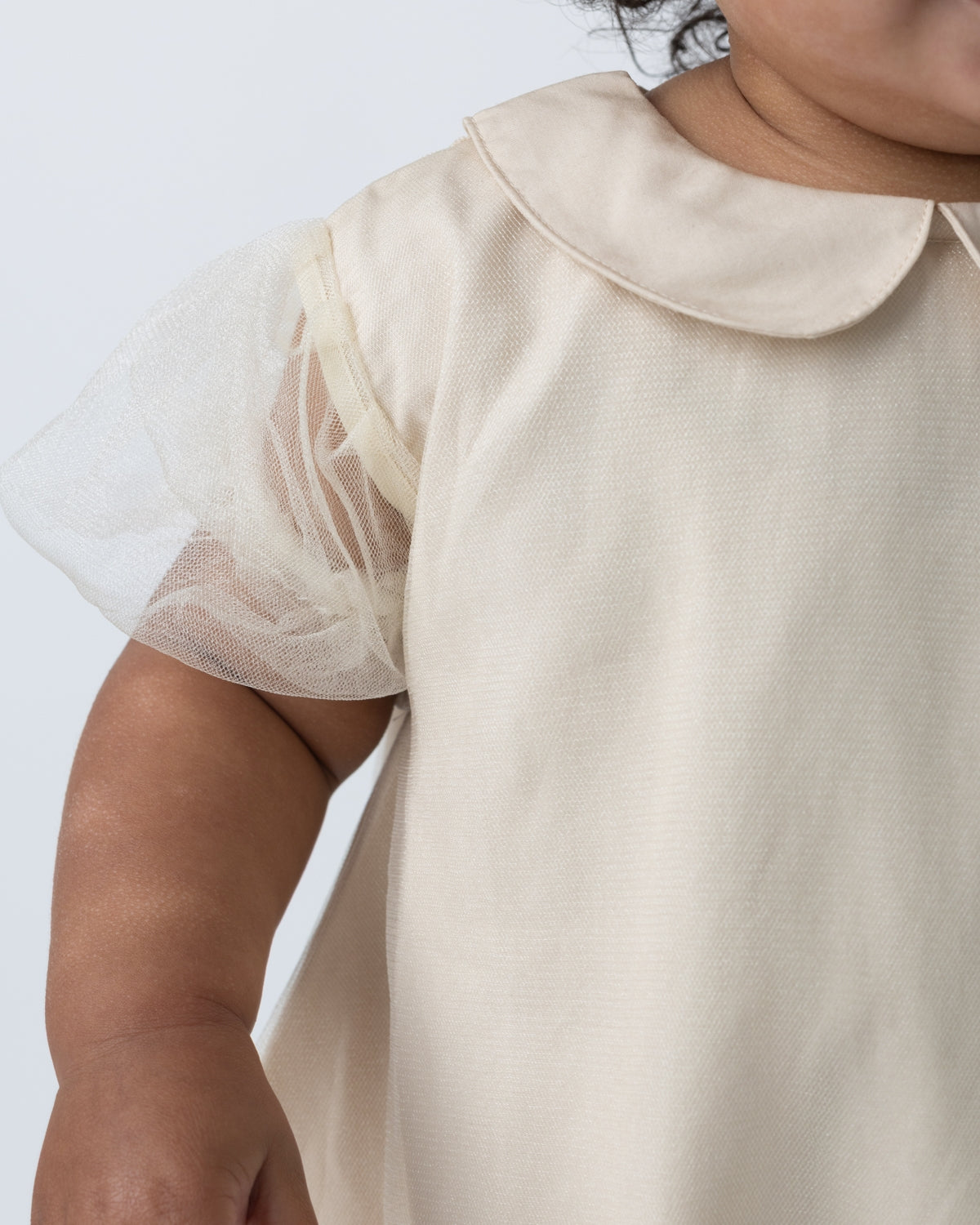 Hylke Dress | Soft Sand Metallic