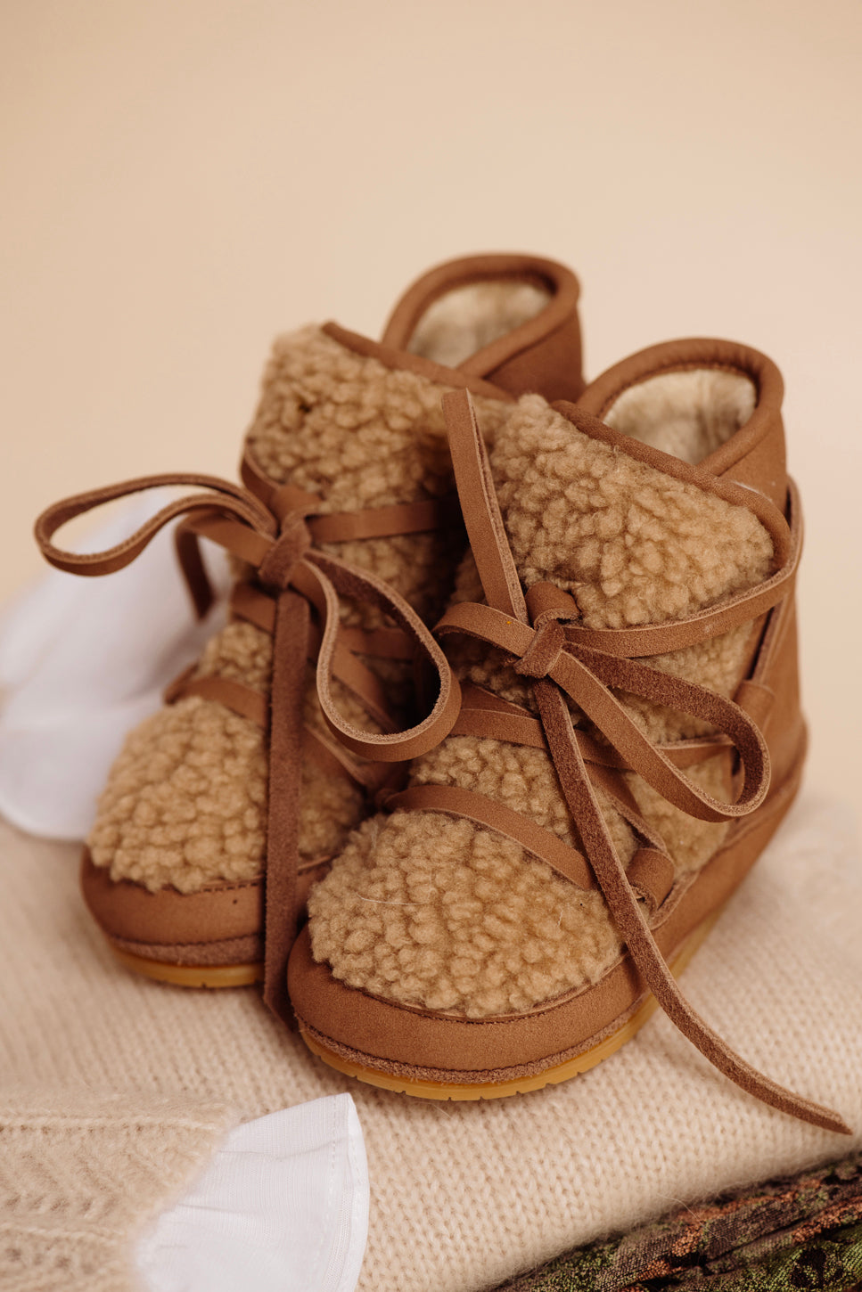 Cassi Booties | Truffle Nubuck