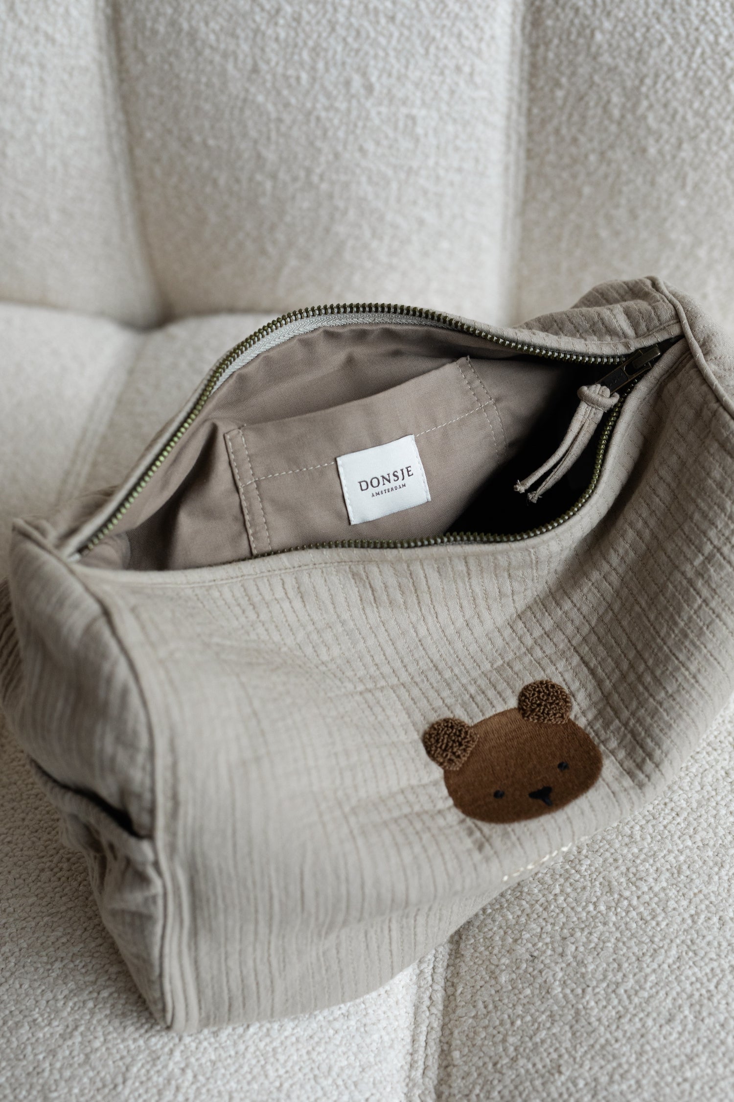 Tebbe Washbag | Bear | Taupe