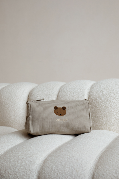 Tebbe Washbag | Bear | Taupe