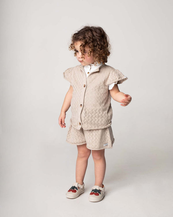Canae Shorts | Lavender Brown Melange