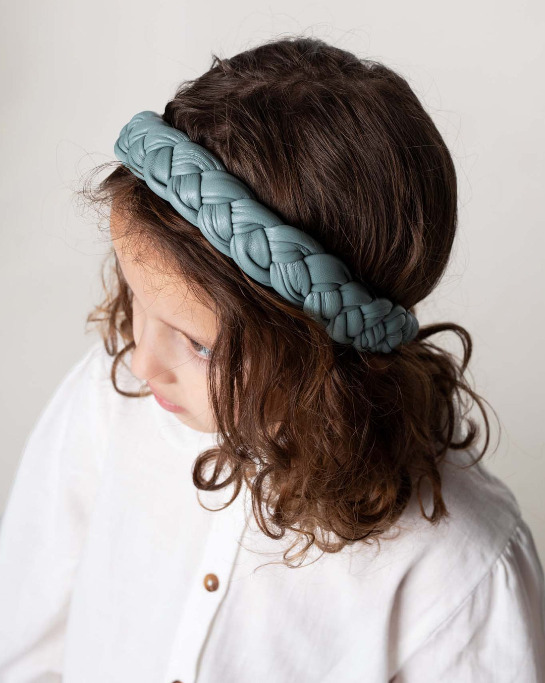 Senzay Headband | Jade Sheep Leather