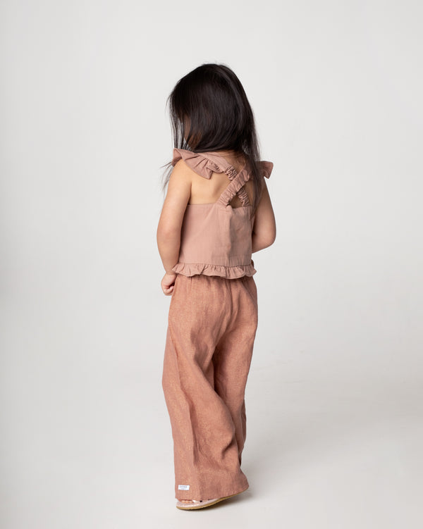 Revoi Trousers | Rust Metallic