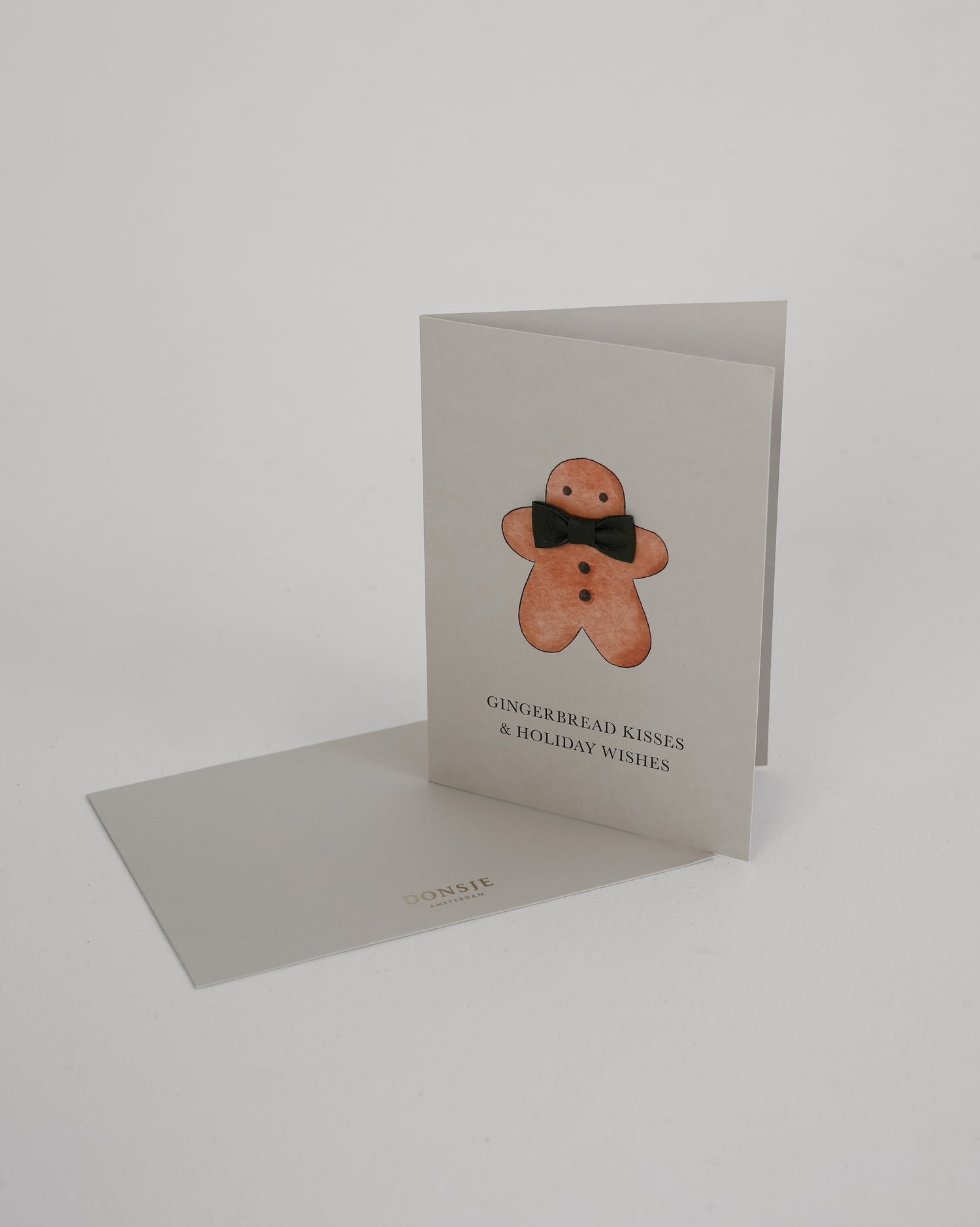 Kio Postcard | Gingerbread | Olive Leather