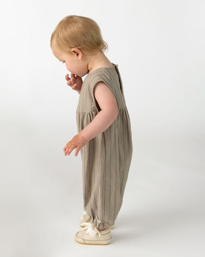 Salotte Playsuit | Dusty Green – Thyme Striped