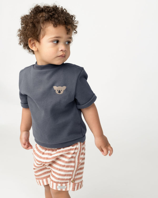 Kaatio Shorts | Rust - White Striped