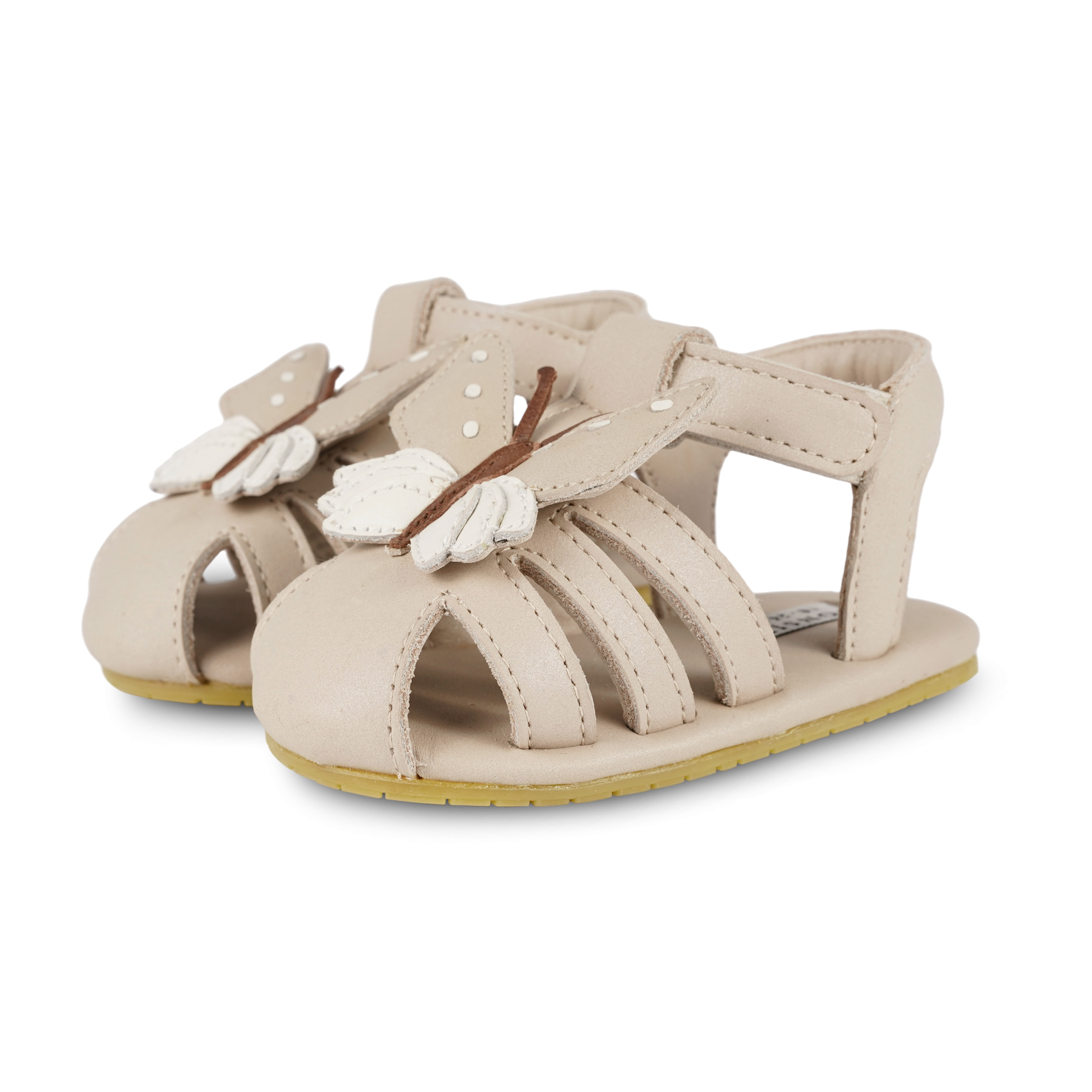 Duni Sky Sandals | Butterfly | Powder Metallic Nubuck