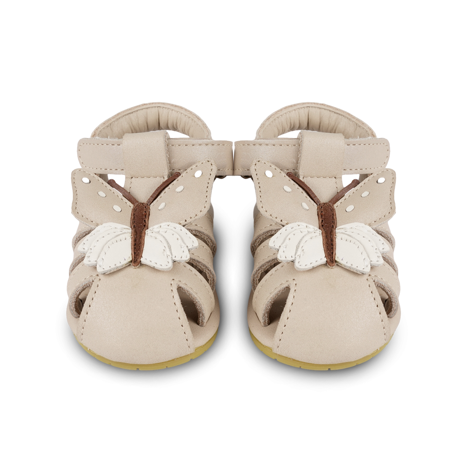 Duni Sky Sandals | Butterfly | Powder Metallic Nubuck