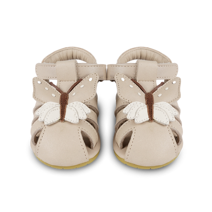 Duni Sky Sandals | Butterfly | Powder Metallic Nubuck