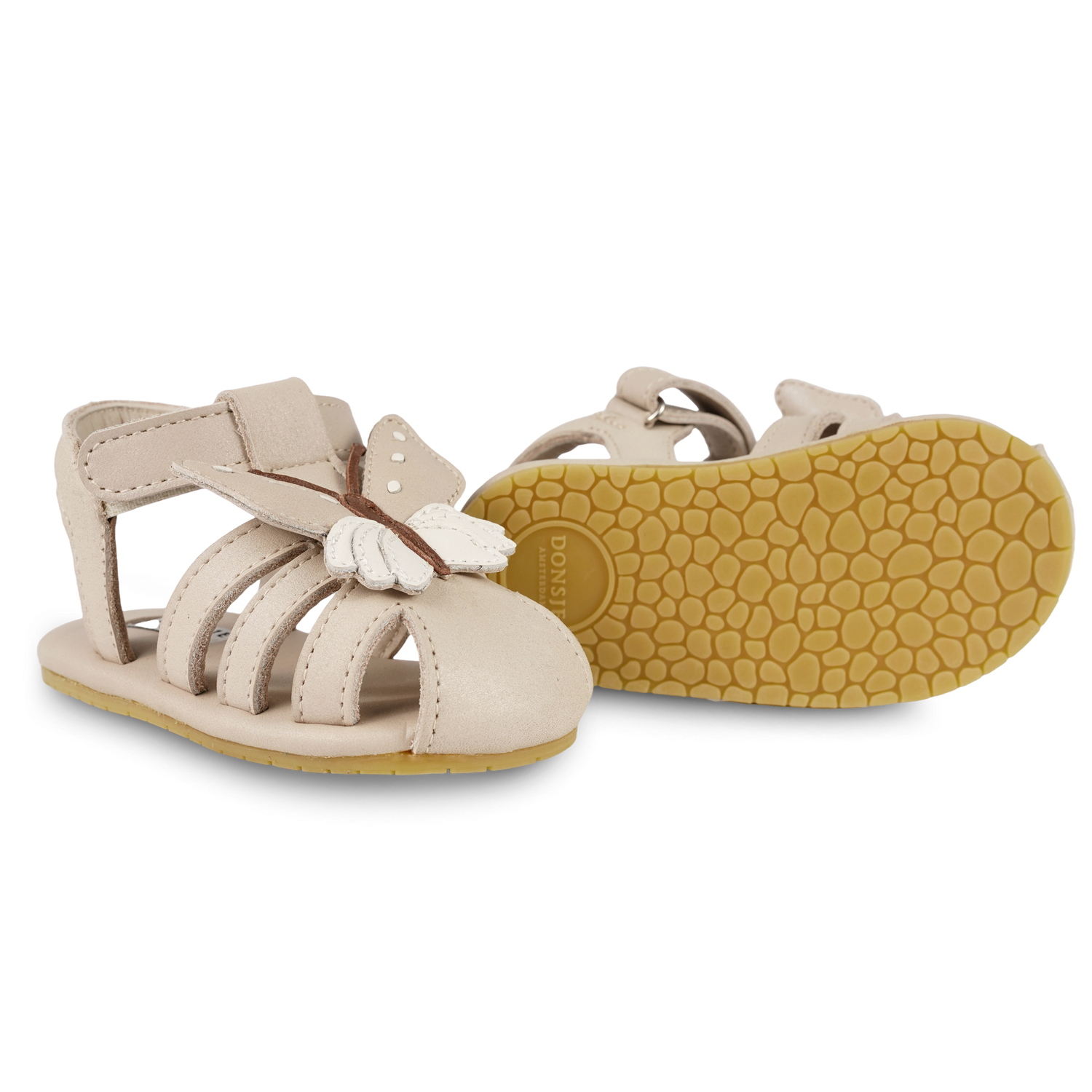 Duni Sky Sandals | Butterfly | Powder Metallic Nubuck