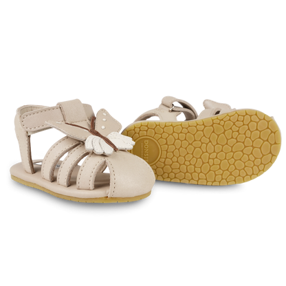 Duni Sky Sandals | Butterfly | Powder Metallic Nubuck