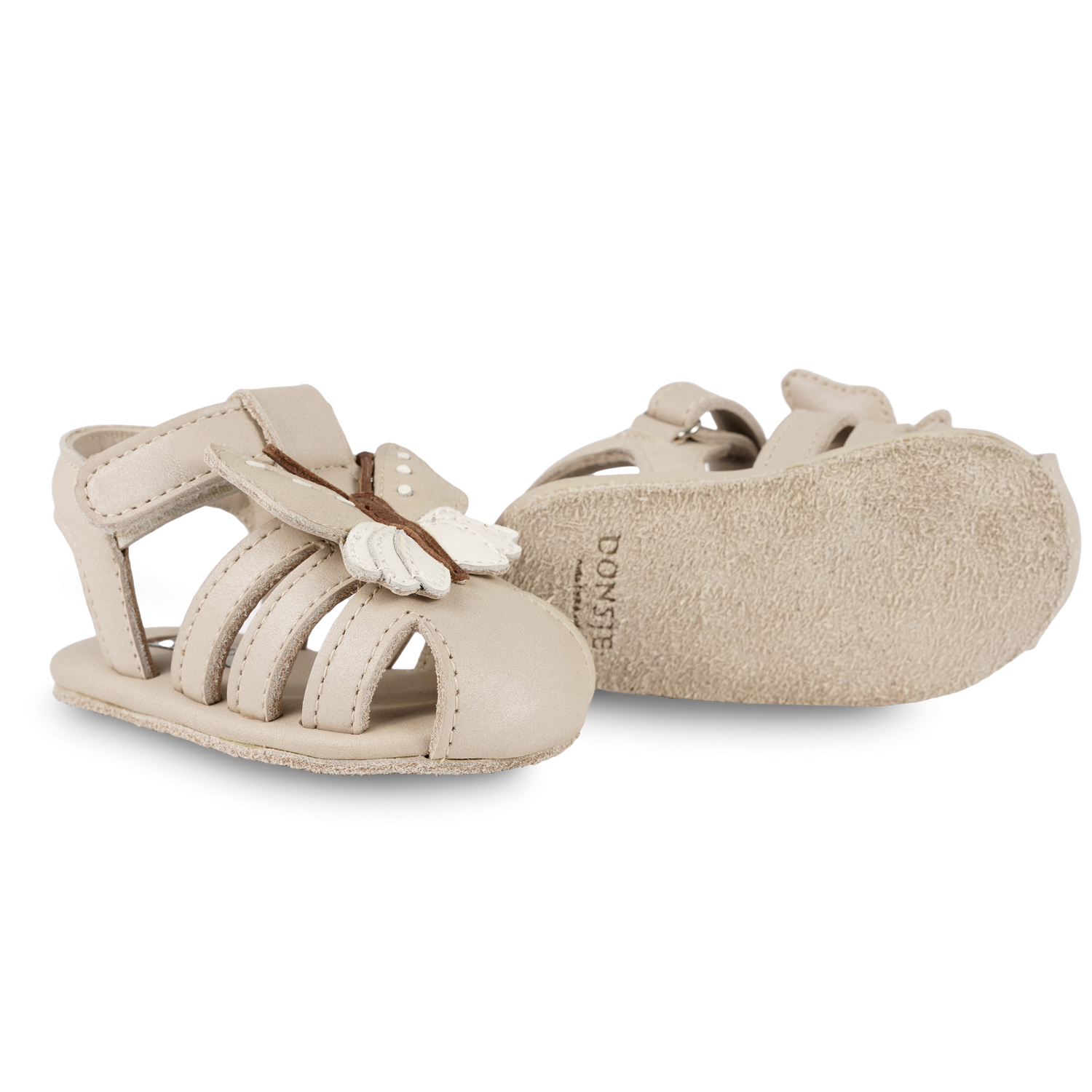 Duni Sky Sandals | Butterfly | Powder Metallic Nubuck