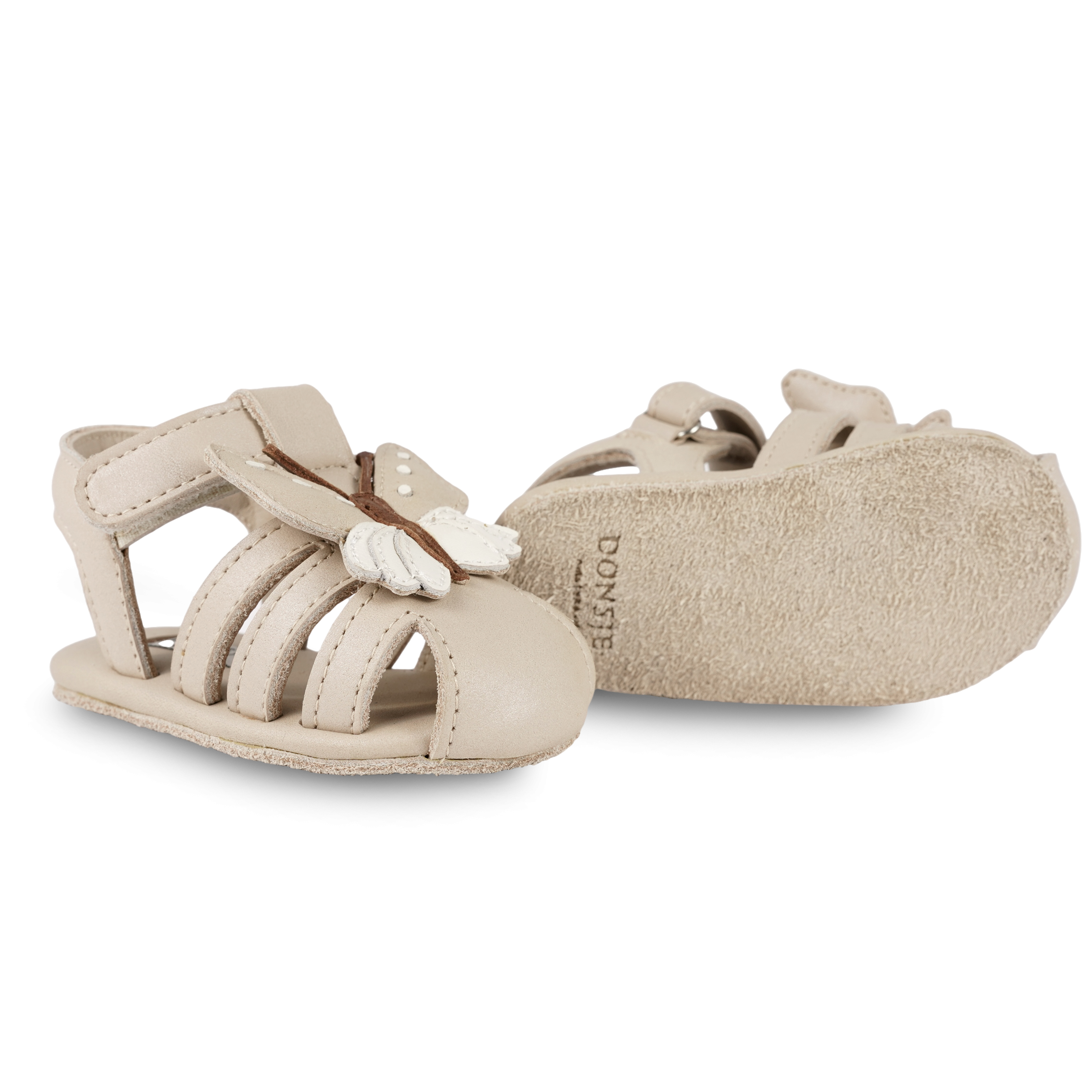 Duni Sky Sandals | Butterfly | Powder Metallic Nubuck