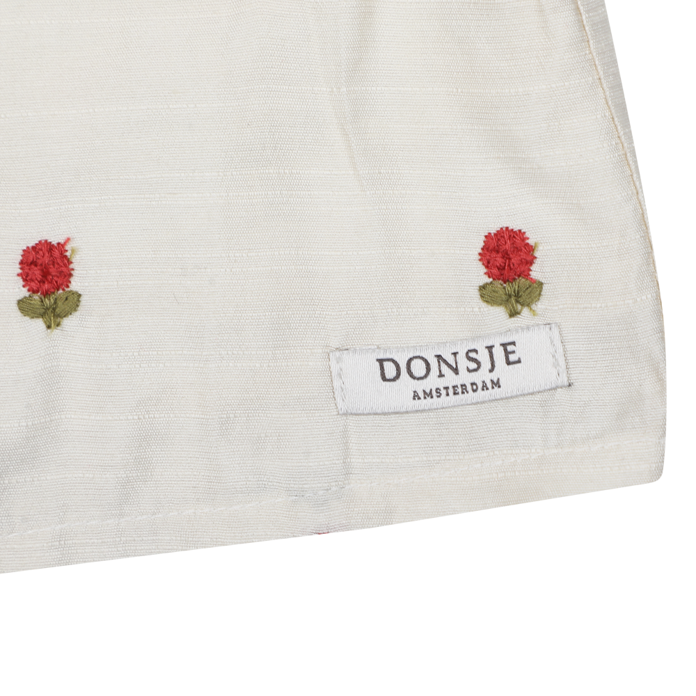 Eliora Blouse | Red Roses | Soft Sand