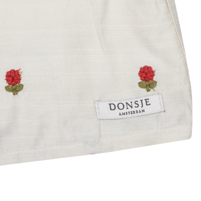 Eliora Blouse | Red Roses | Soft Sand