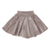 Giese Leather Shorts | Iron Grey Metallic
