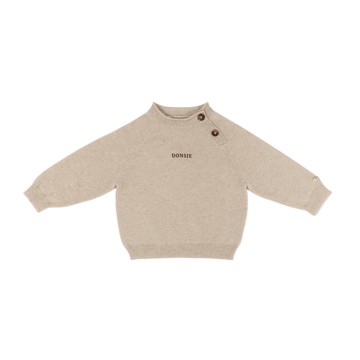 Collyns Cashmere Wool Sweater | Soft Sand Melange