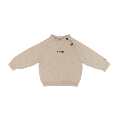 Collyns Cashmere Wool Sweater | Soft Sand Melange