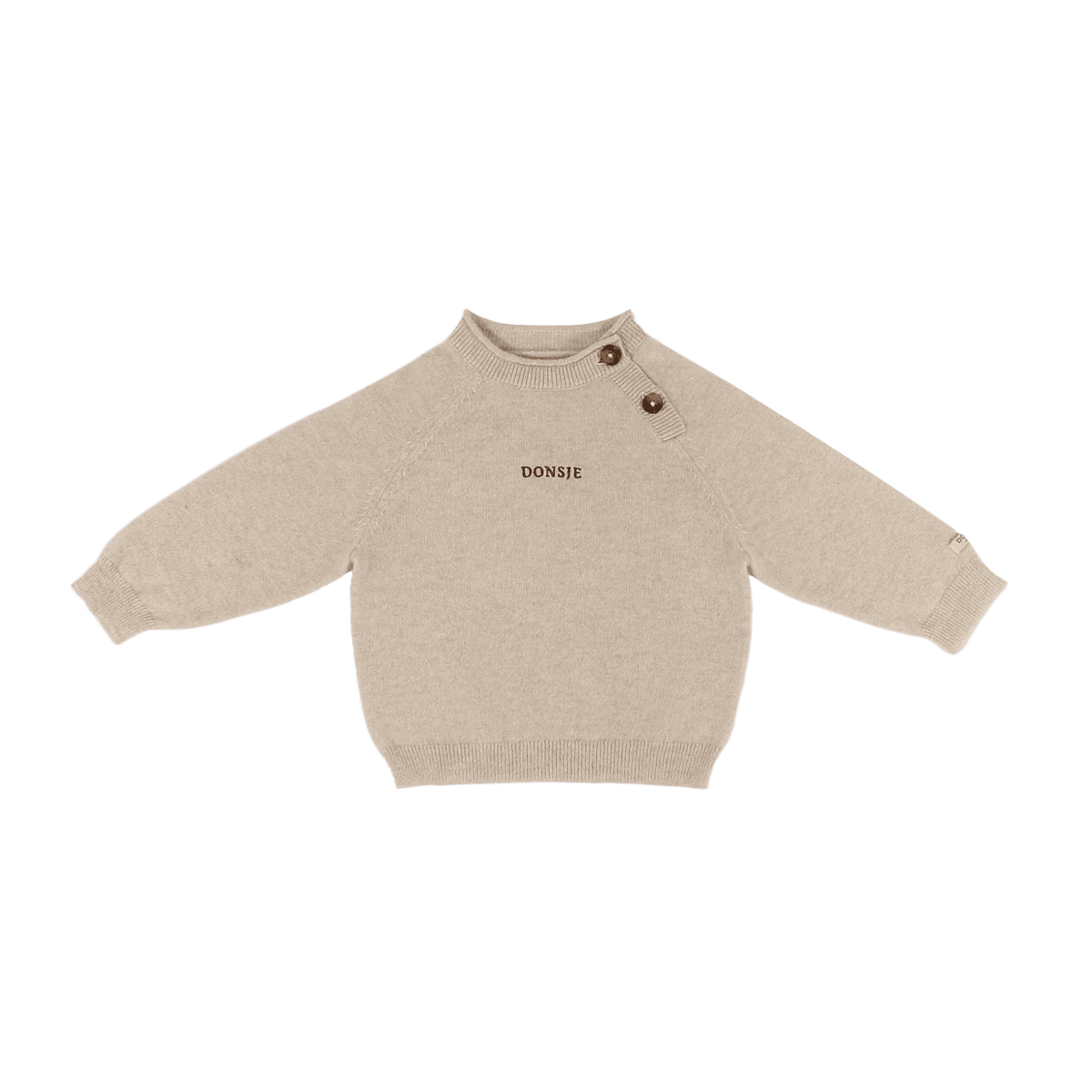 Collyns Cashmere Wool Sweater | Soft Sand Melange