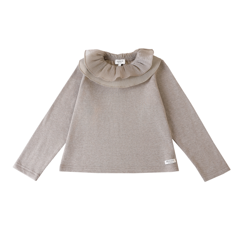 Florentien Top | Dusty Brown Melange