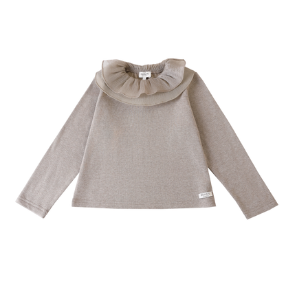 Florentien Top | Dusty Brown Melange