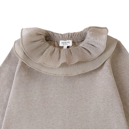 Florentien Top | Dusty Brown Melange