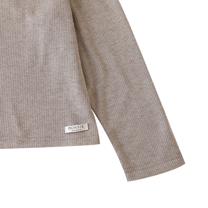 Florentien Top | Dusty Brown Melange