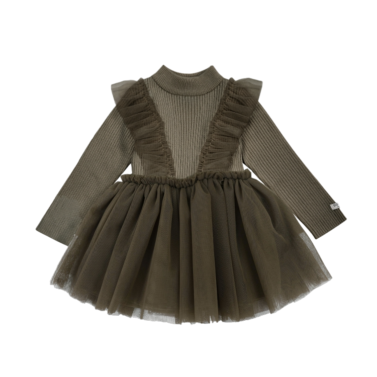 Flovos Dress | Stone Green