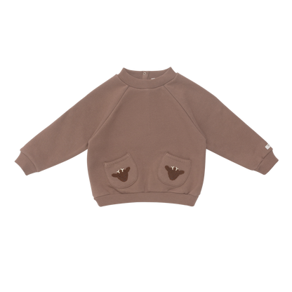 Foppe Sweater | Stags | Toffee