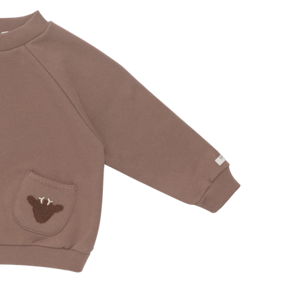 Foppe Sweater | Stags | Toffee